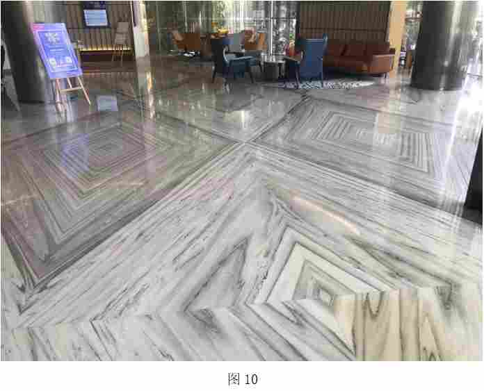 很少见的地面“回”字拼的装饰效果