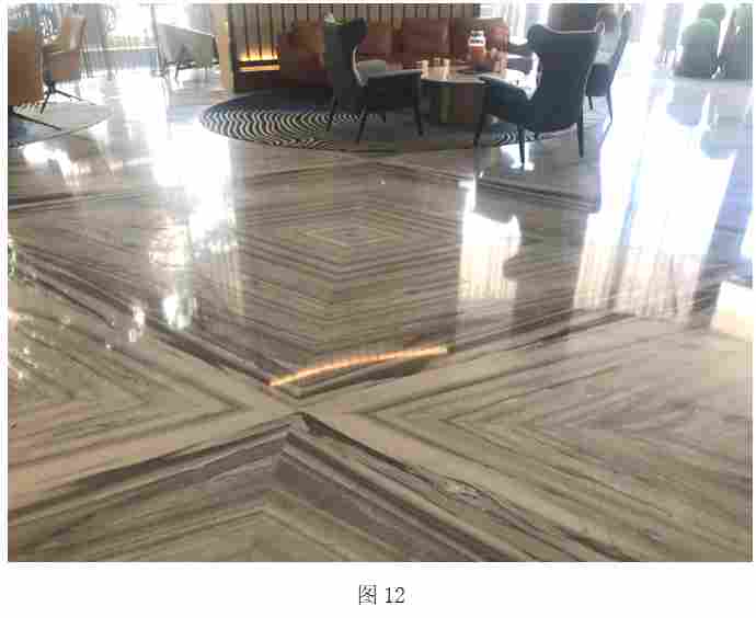 很少见的地面“回”字拼的装饰效果